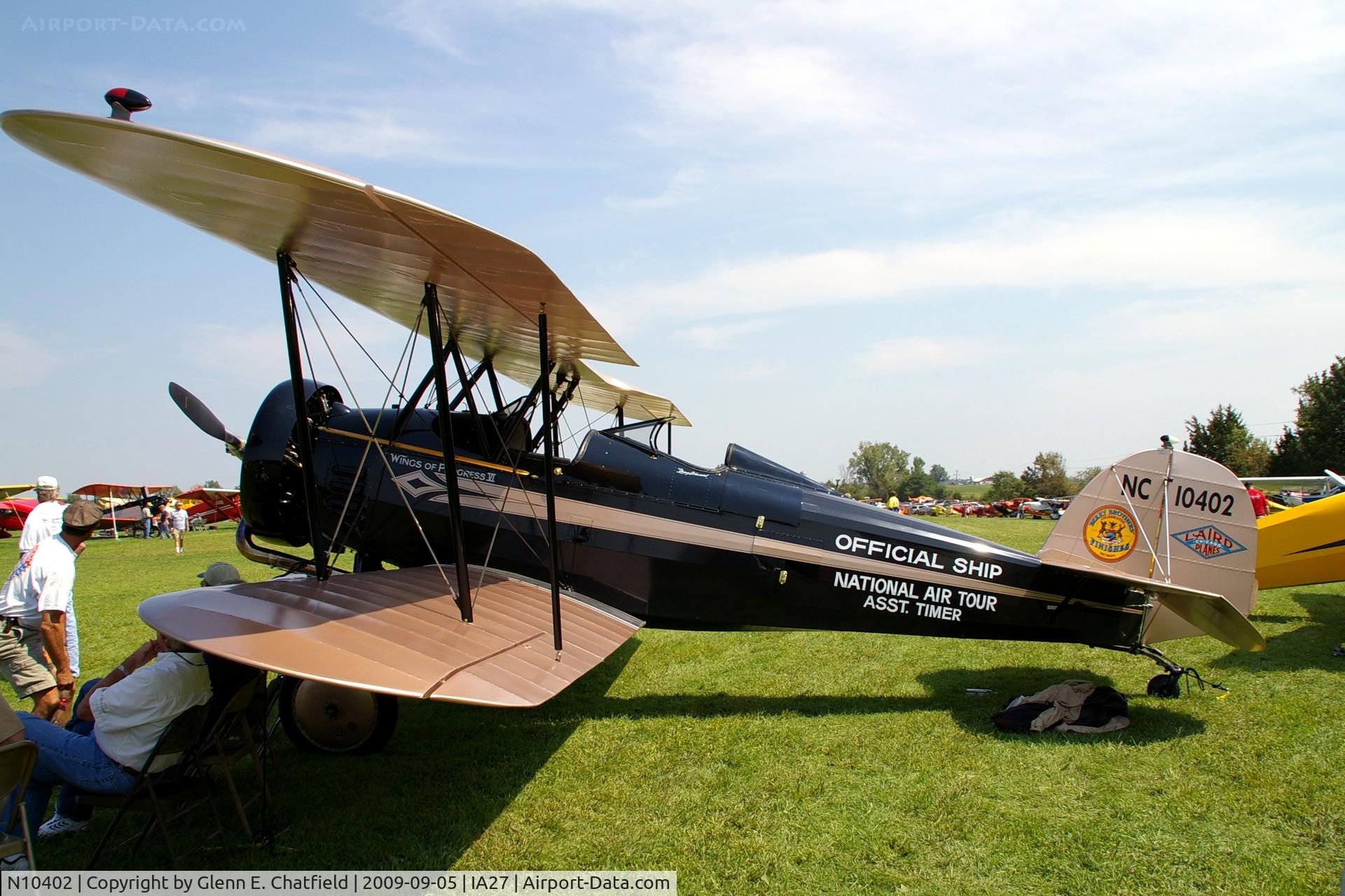 N10402, 1930 Laird LC-1B-300 C/N 188, At the Antique Airplane Association Fly In.