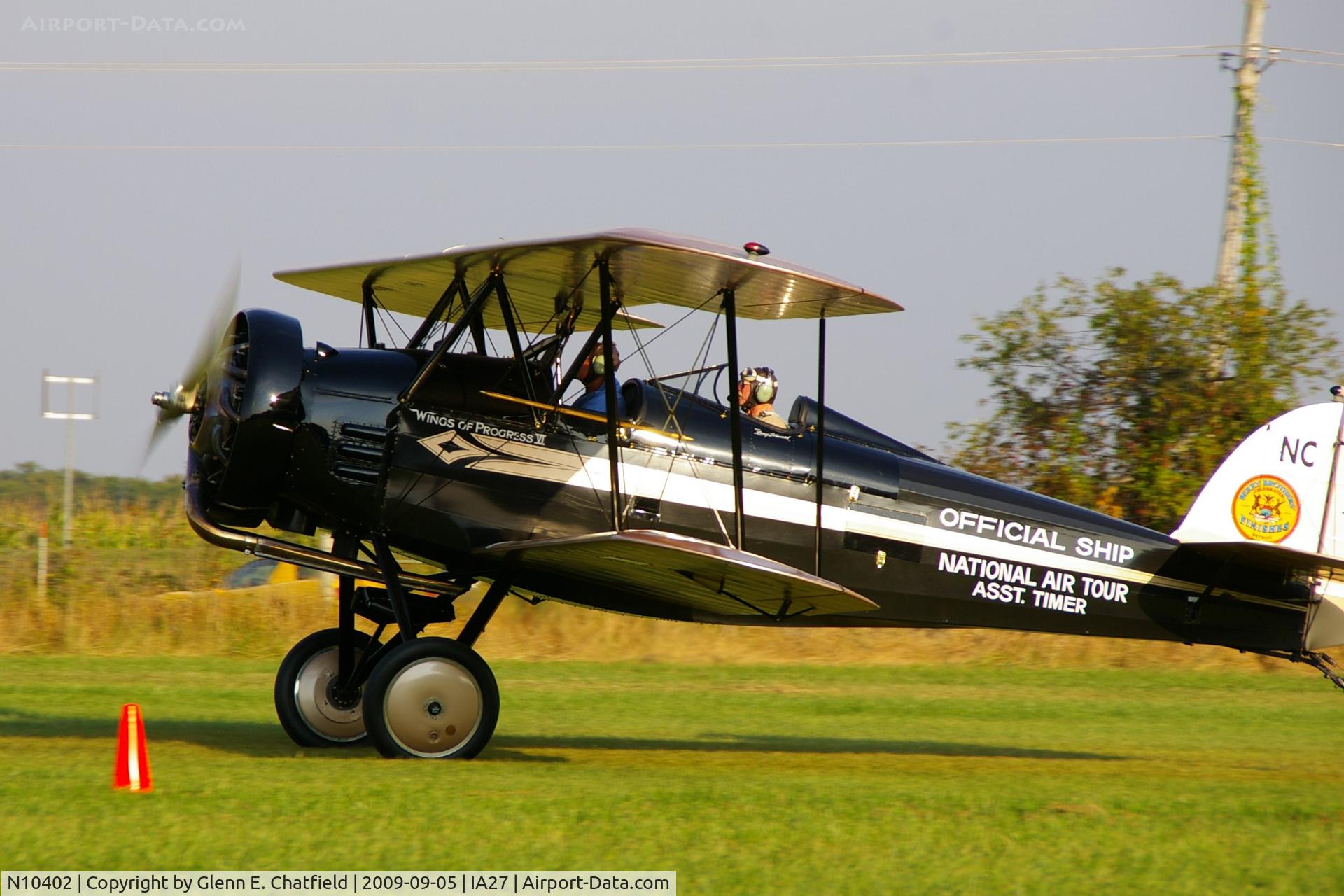 N10402, 1930 Laird LC-1B-300 C/N 188, At the Antique Airplane Association Fly In.