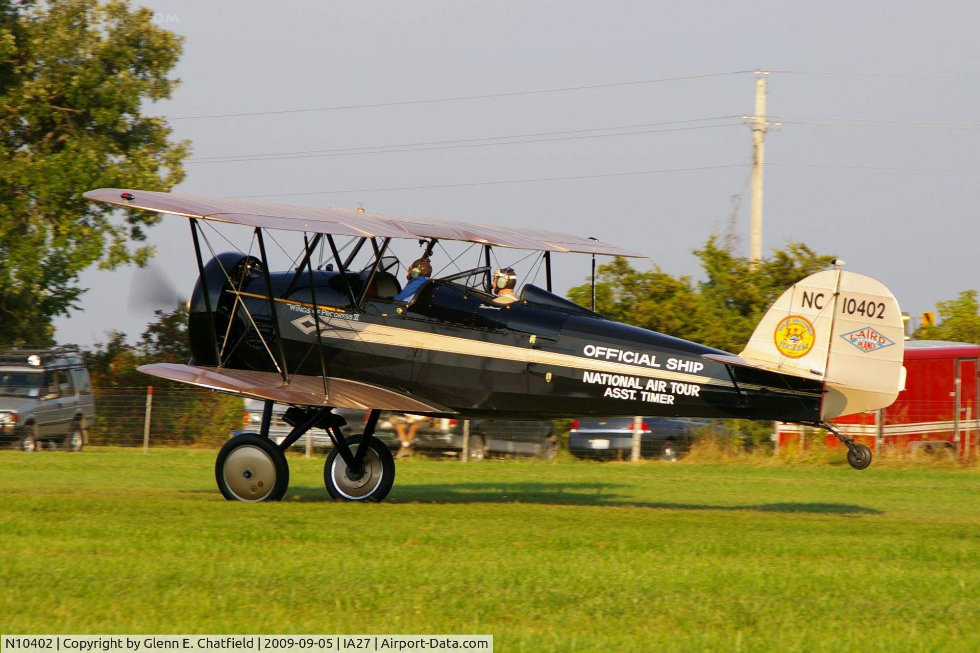 N10402, 1930 Laird LC-1B-300 C/N 188, At the Antique Airplane Association Fly In.