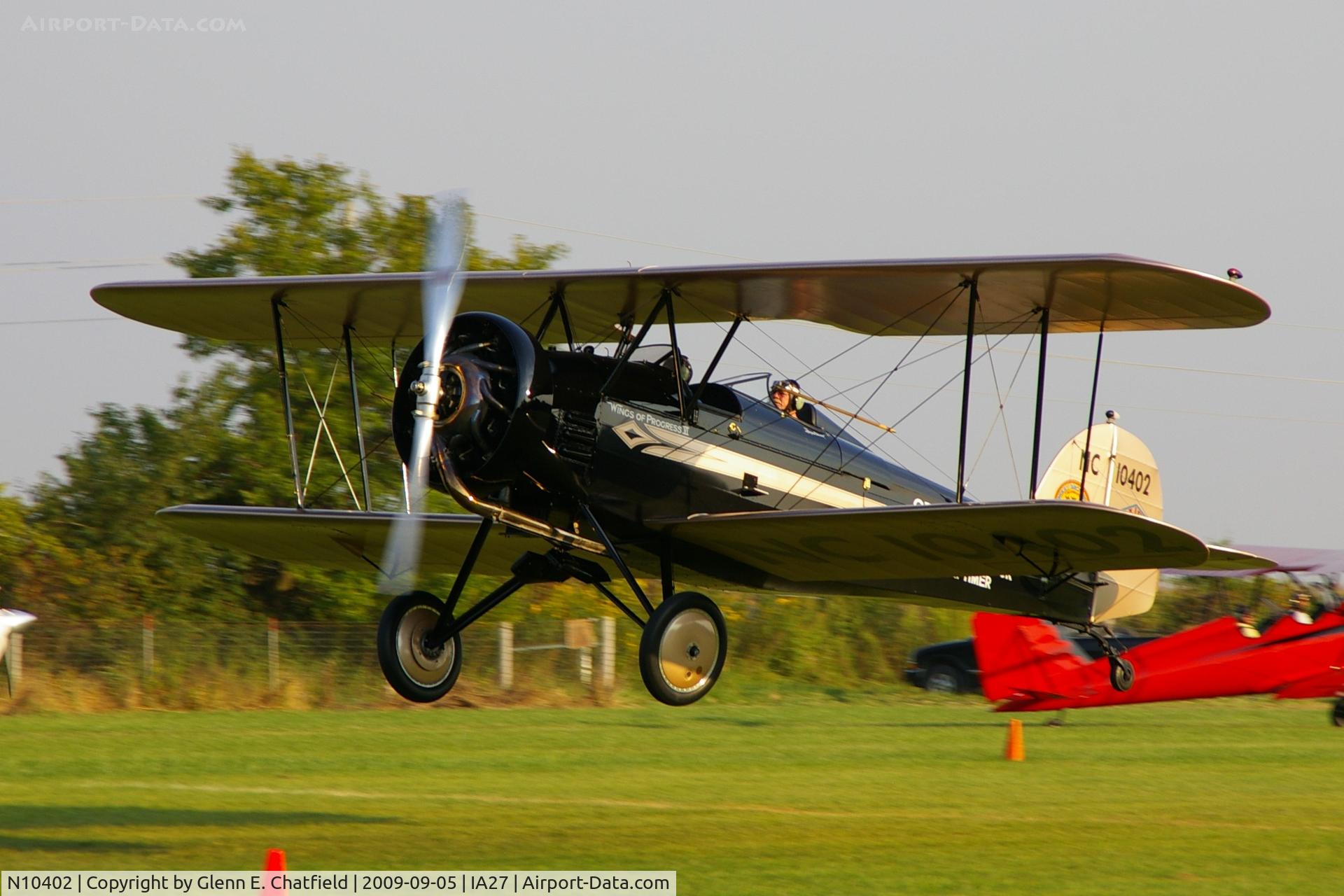 N10402, 1930 Laird LC-1B-300 C/N 188, At the Antique Airplane Association Fly In.