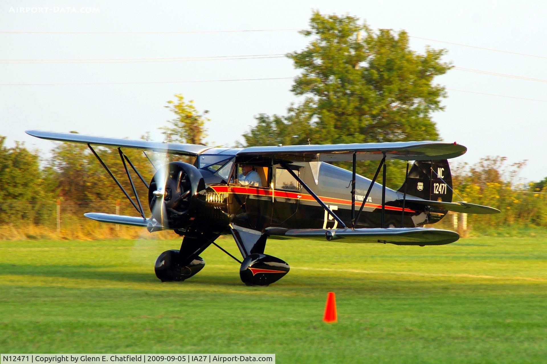 N12471, 1932 Waco UEC C/N 3637, At the Antique Airplane Association Fly In.