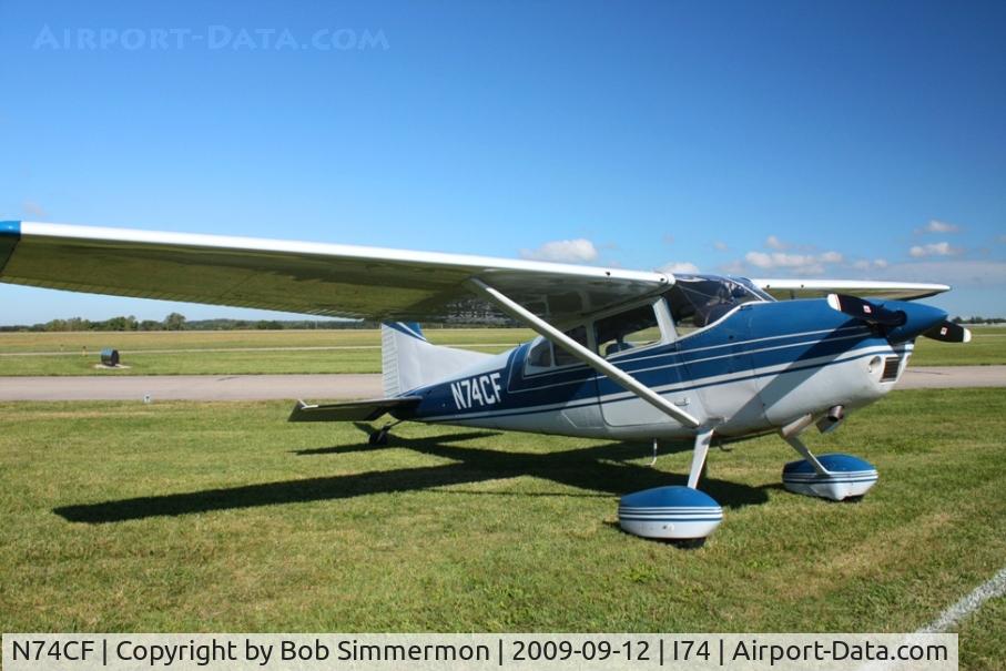 N74CF, 1974 Cessna A185F Skywagon 185 C/N 18502557, MERFI fly-in, Urbana, Ohio