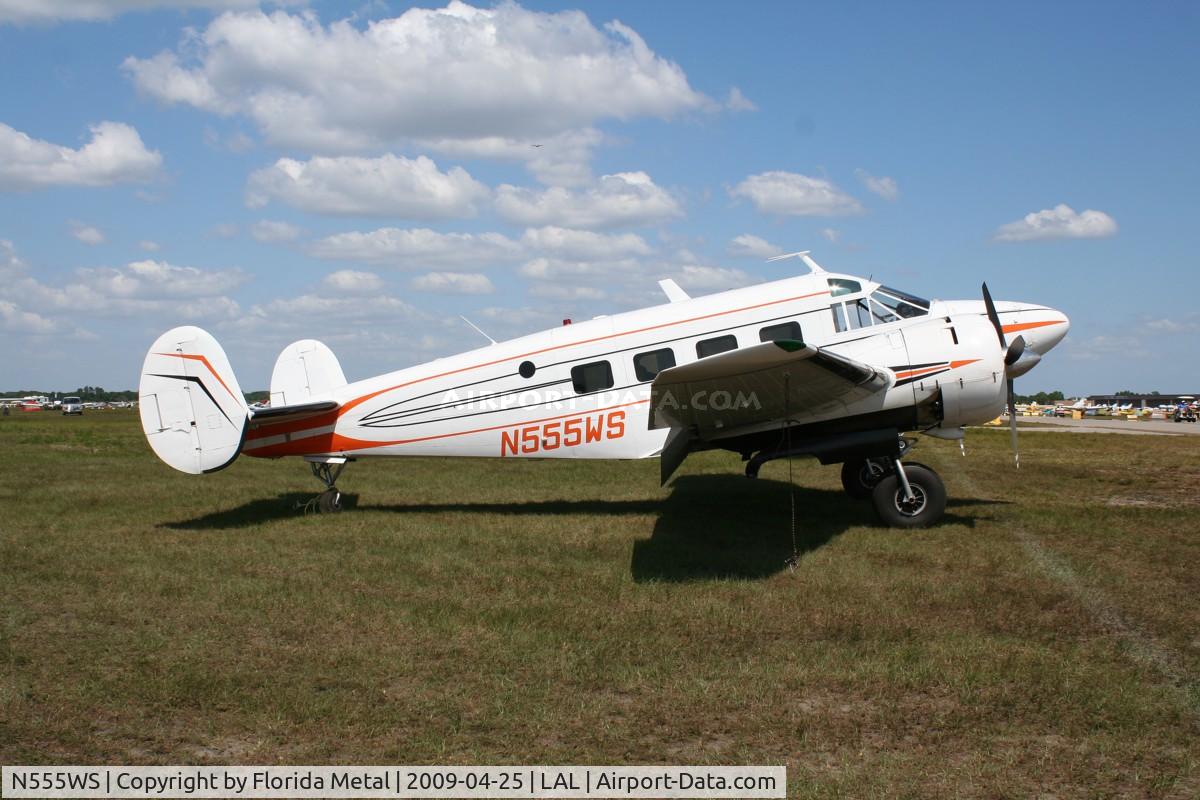 N555WS, 1956 Beech E18S C/N BA-168, Beech E18S