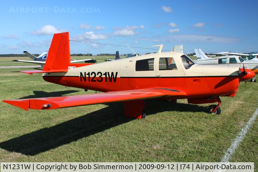 N1231W, 1967 Mooney M20C Ranger C/N 670099, MERFI fly-in, Urbana, Ohio