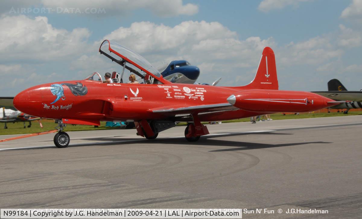 N99184, 1955 Canadair T-33AN Silver Star 3 C/N T33-98, at  Sun N' Fun 2009