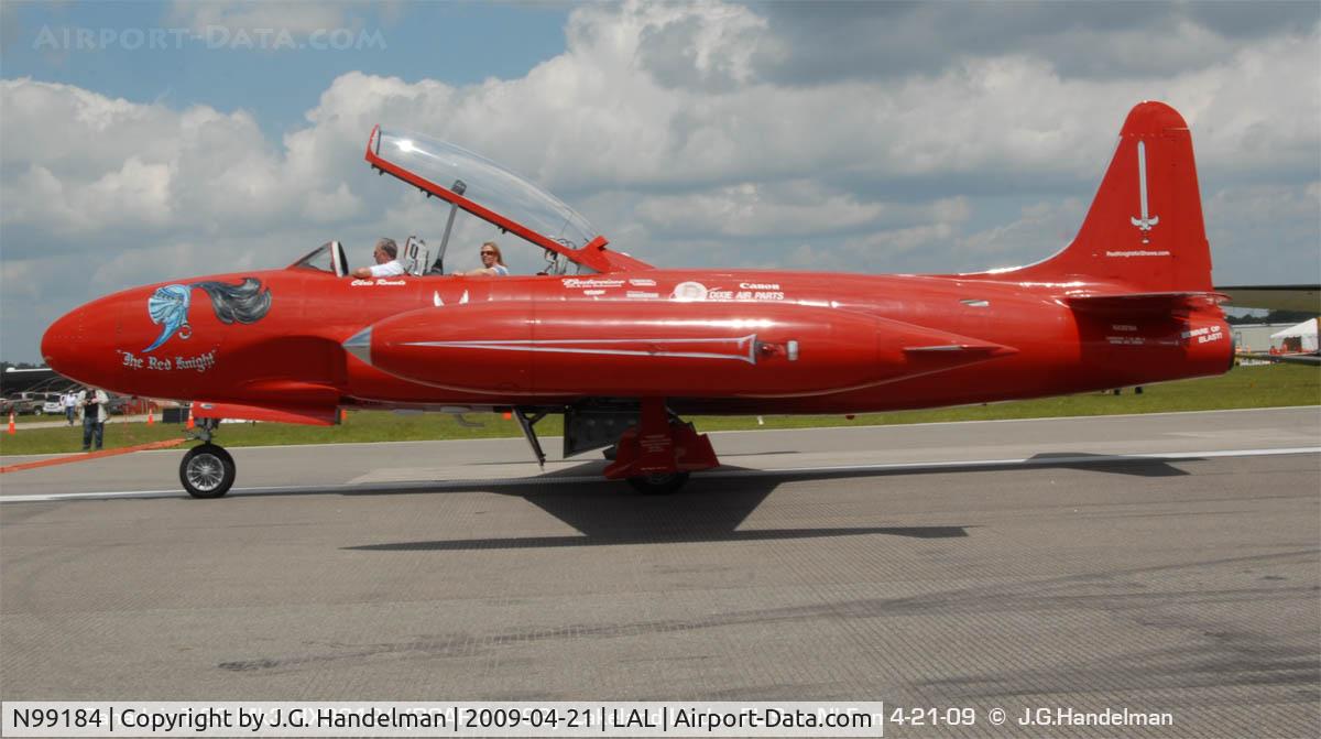 N99184, 1955 Canadair T-33AN Silver Star 3 C/N T33-98, at  Sun N' Fun 2009