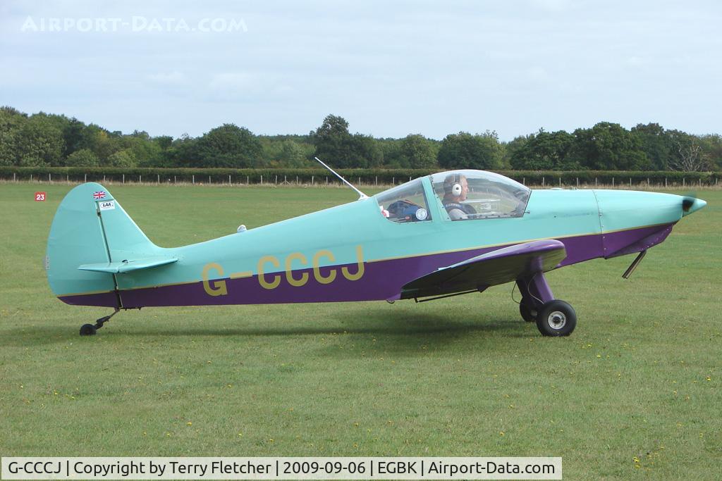 G-CCCJ, 2003 Nicollier HN-700 Menestrel II C/N PFA 217-13707, Visitor to the 2009 Sywell Revival Rally