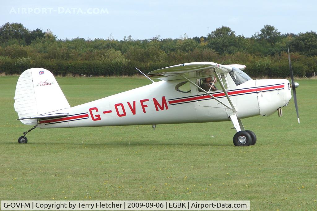 G-OVFM, 1948 Cessna 120 C/N 14720, Visitor to the 2009 Sywell Revival Rally