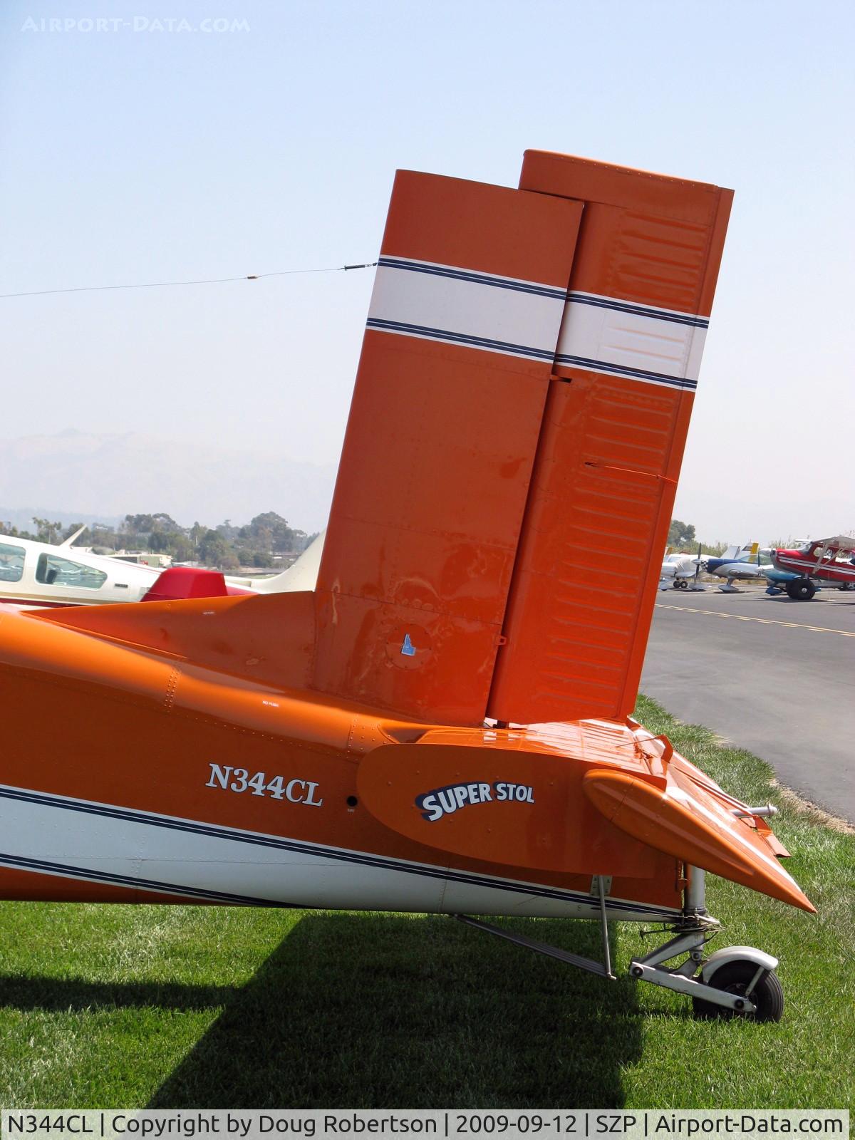 N344CL, 1968 Fairchild PC-6/C2-H2 Heli-Porter C/N 2019, 1968 Fairchild Heli-Porter PILATUS PC6/C-H2 TURBO PORTER STOL, Airesearch TPE 331 575 shp turboprop, tail, 'Super STOL' 