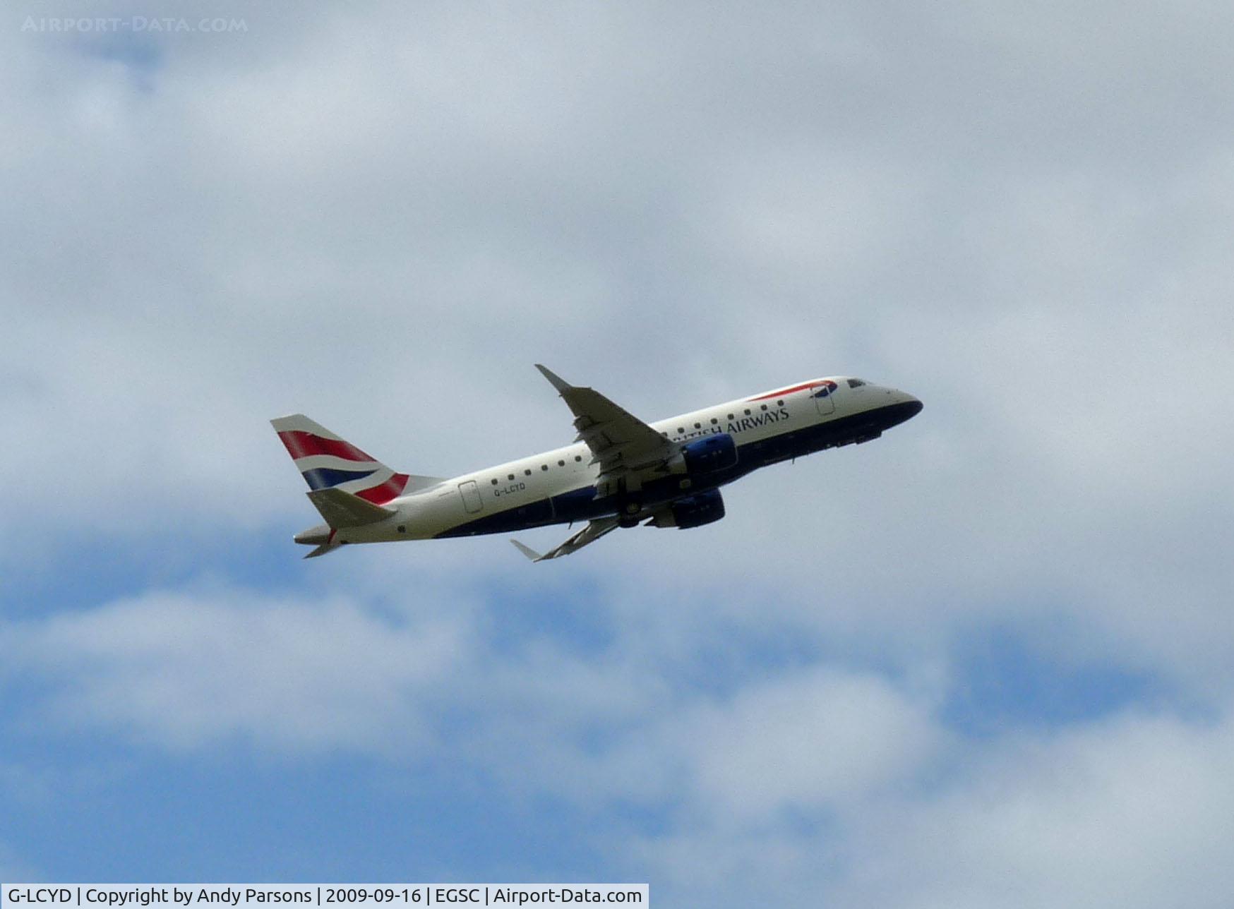 G-LCYD, 2009 Embraer 170STD (ERJ-170-100STD) C/N 17000294, Crew training at Cambridge just a few days after delivery
