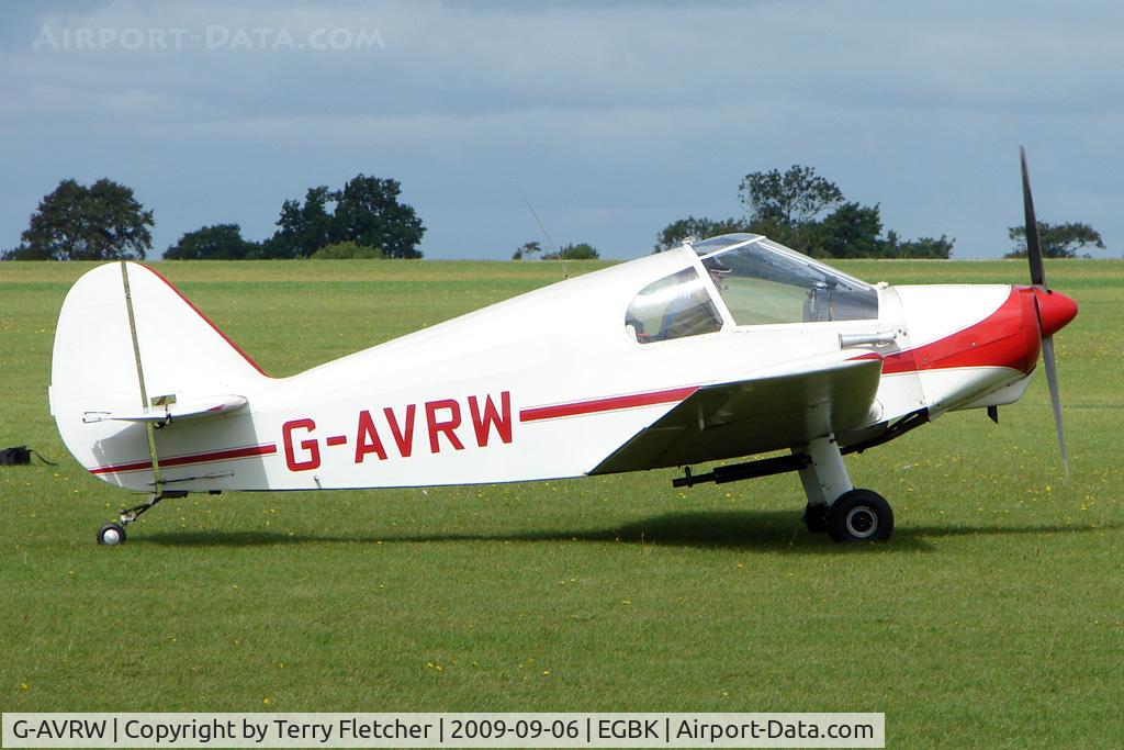 G-AVRW, 1968 Gardan GY-20 Minicab C/N PFA 1800, Visitor to the 2009 Sywell Revival Rally