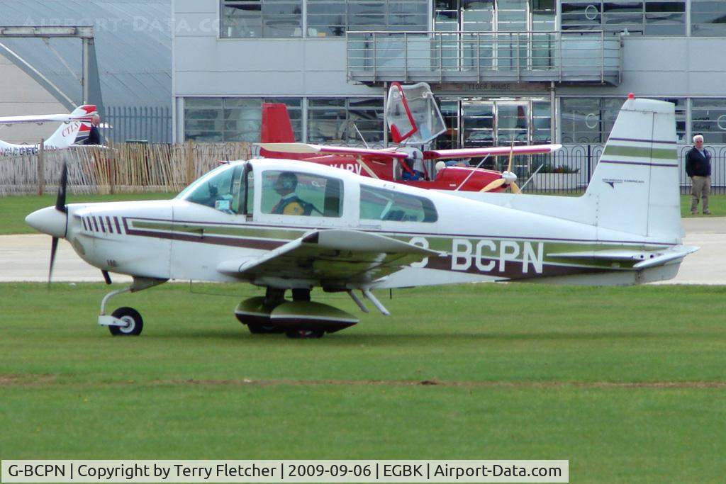 G-BCPN, 1974 Grumman American AA-5 Traveler C/N AA5-0665, Visitor to the 2009 Sywell Revival Rally