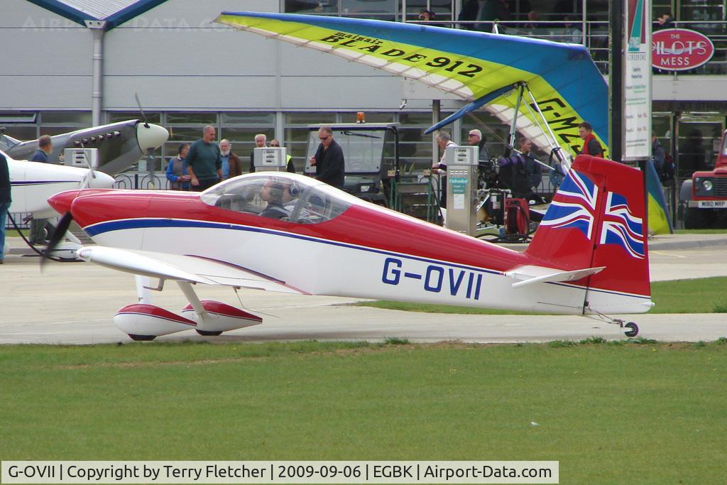 G-OVII, 2007 Vans RV-7 C/N PFA 323-14100, Visitor to the 2009 Sywell Revival Rally