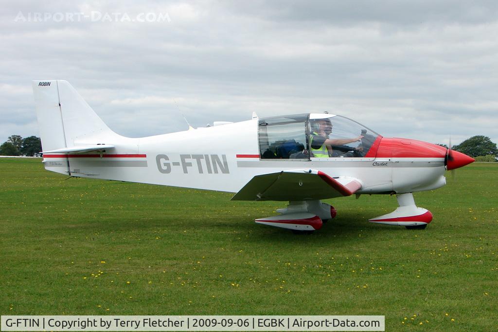 G-FTIN, 1988 Robin DR-400-100 Cadet C/N 1830, Visitor to the 2009 Sywell Revival Rally