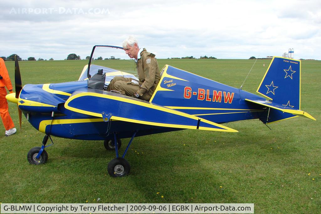 G-BLMW, 1987 Slingsby Tipsy T-66 Nipper 3 C/N PFA 025-11020, Visitor to the 2009 Sywell Revival Rally