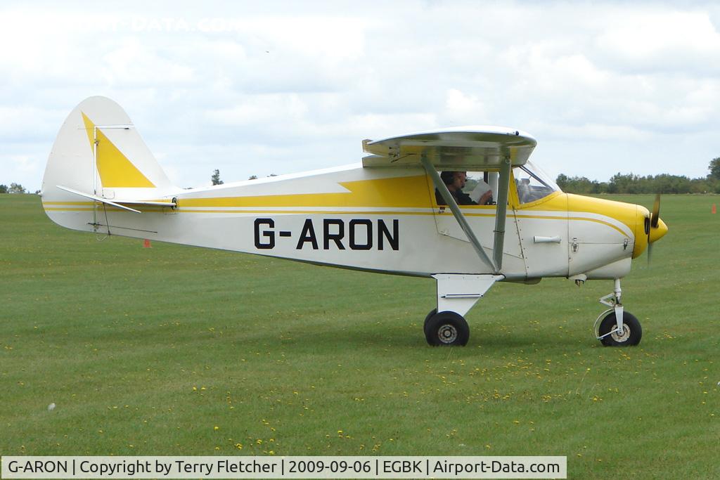 G-ARON, 1961 Piper PA-22-108 Colt Colt C/N 22-8822, Visitor to the 2009 Sywell Revival Rally