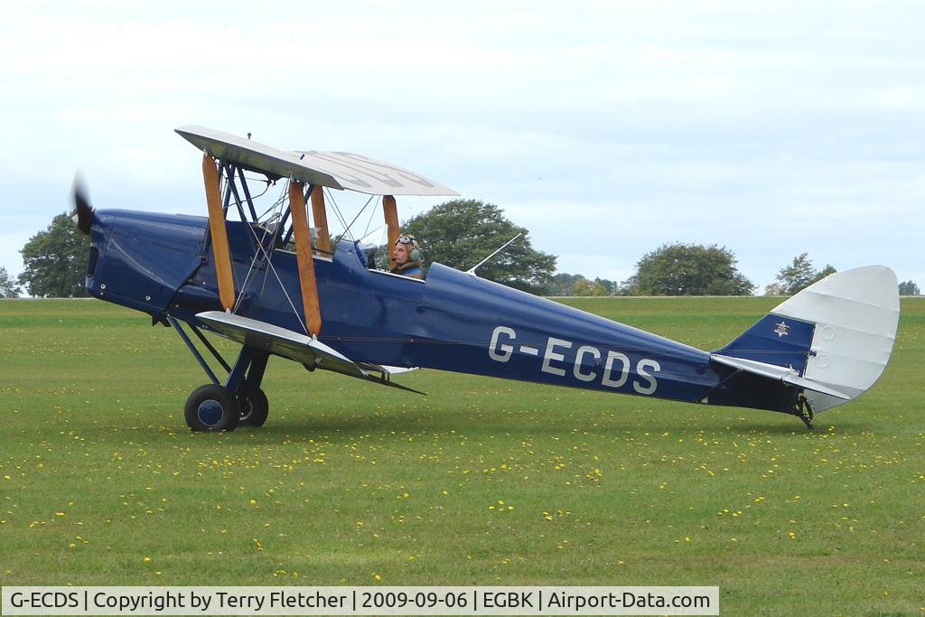 G-ECDS, 1943 De Havilland DH-82A Tiger Moth II C/N 86347, Visitor to the 2009 Sywell Revival Rally