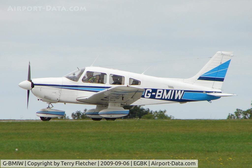 G-BMIW, 1981 Piper PA-28-181 Cherokee Archer II C/N 28-8190093, Visitor to the 2009 Sywell Revival Rally
