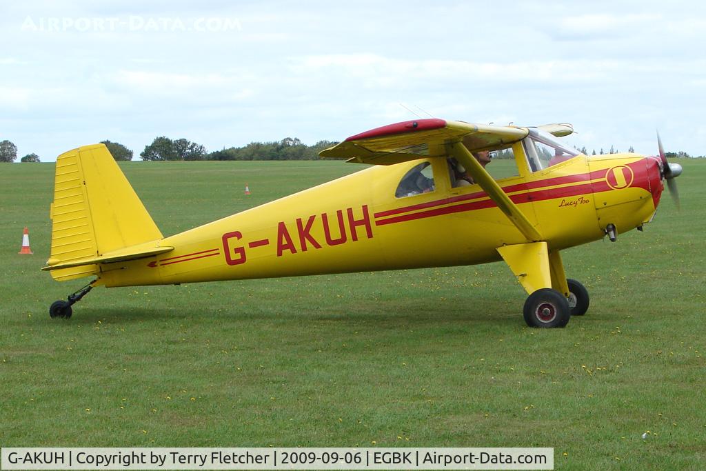 G-AKUH, 1946 Luscombe 8E Silvaire C/N 4644, Visitor to the 2009 Sywell Revival Rally
