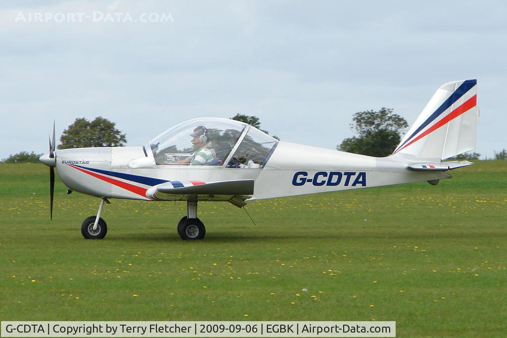 G-CDTA, 2005 Cosmik EV-97 TeamEurostar UK C/N 2509, Visitor to the 2009 Sywell Revival Rally