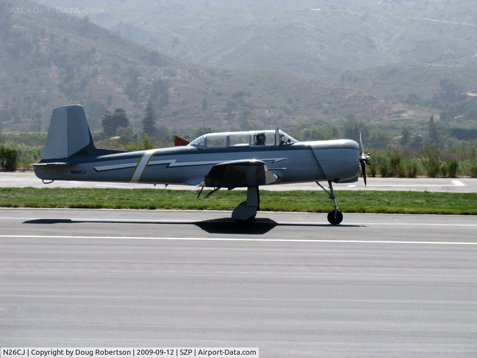 N26CJ, 1977 Nanchang CJ-6A C/N 1832046, 1966 Nanchang China CJ-6A, Huosai 6J IA 285 Hp, landing roll Rwy 22