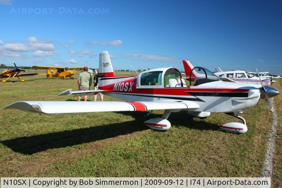 N10SX, 1977 Grumman American AA-5A Cheetah C/N AA5A0303, MERFI fly-in, Urbana, Ohio