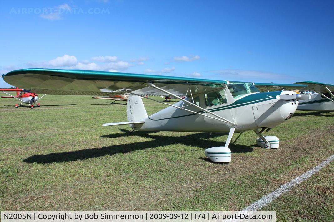 N2005N, 1947 Cessna 140 C/N 12241, MERFI fly-in, Urbana, Ohio