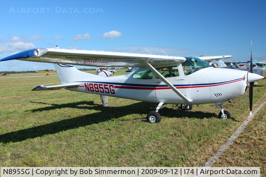 N8955G, 1970 Cessna 182N Skylane C/N 18260495, MERFI fly-in, Urbana, Ohio