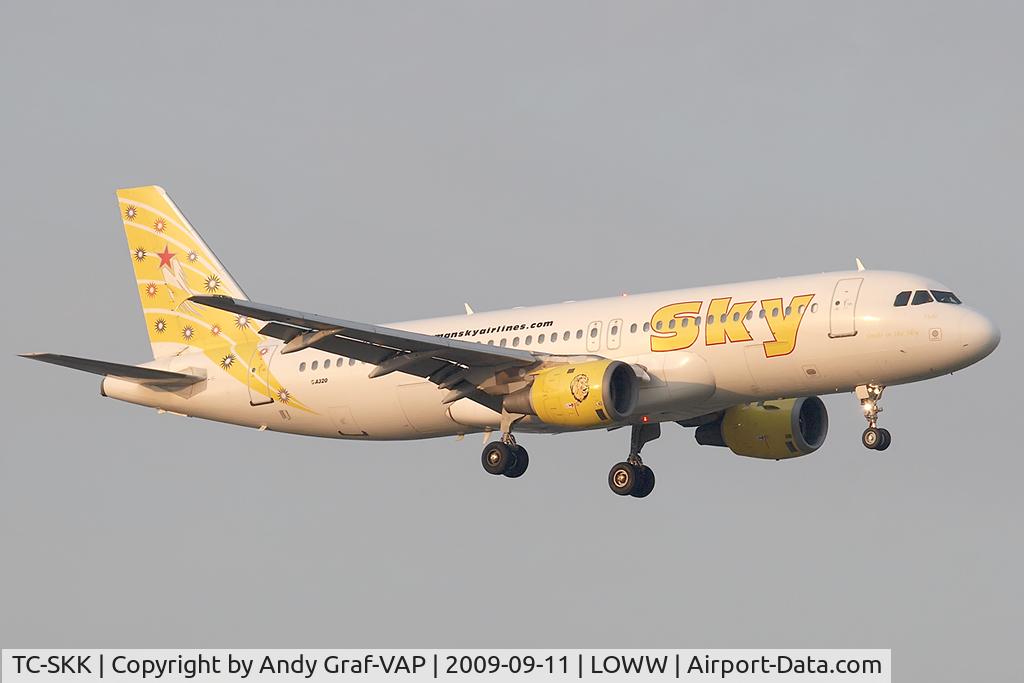 TC-SKK, 1990 Airbus A320-211 C/N 148, Sky Airlines A320