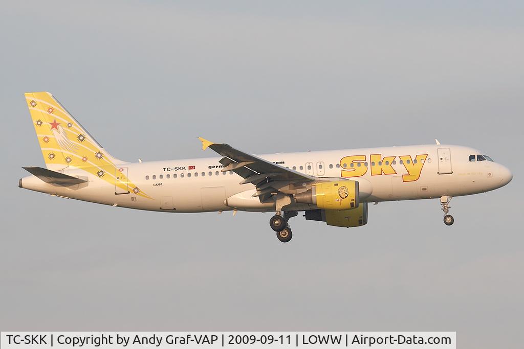 TC-SKK, 1990 Airbus A320-211 C/N 148, Sky Airlines A320