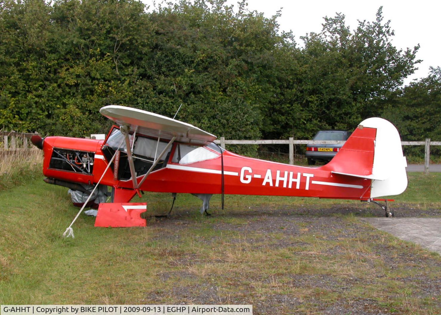 G-AHHT, 1946 Auster J-1N Alpha C/N 2022, NEWLY RE-COVERED AUSTER. POPHAM RUSSIAN AIRCRAFT FLI-IN