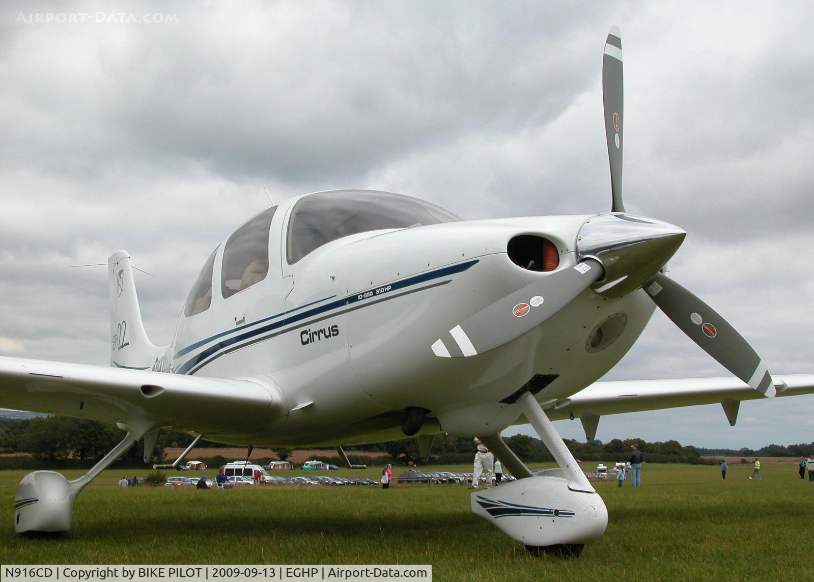 N916CD, 2002 Cirrus SR22 C/N 0318, POPHAM RUSSIAN AIRCRAFT FLY-IN