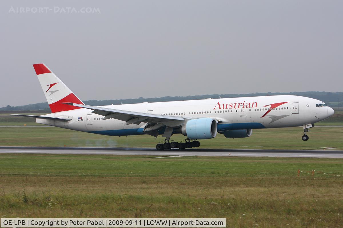 OE-LPB, 1998 Boeing 777-2Z9/ER C/N 28699, VIE09
