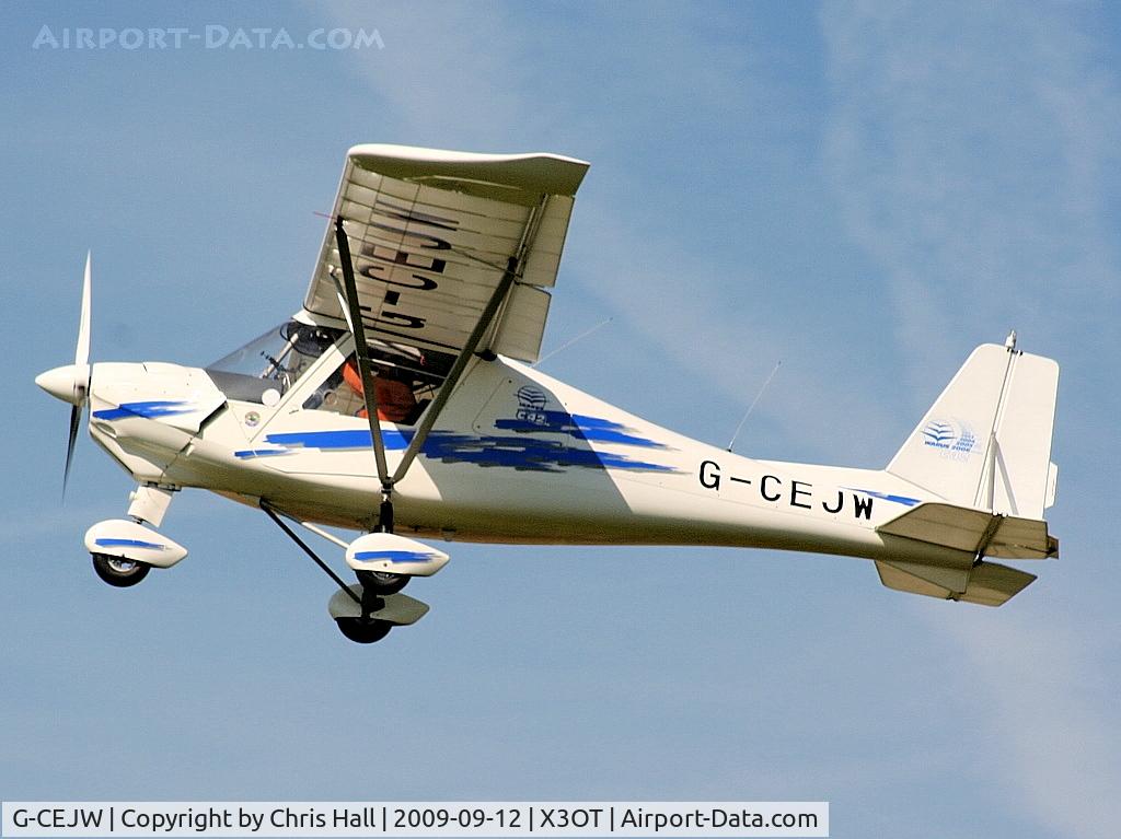 G-CEJW, 2006 Comco Ikarus C42 Cyclone FB80 C/N 0612-6860, Staffordshire Aero Club's 25th anniversary fly-in