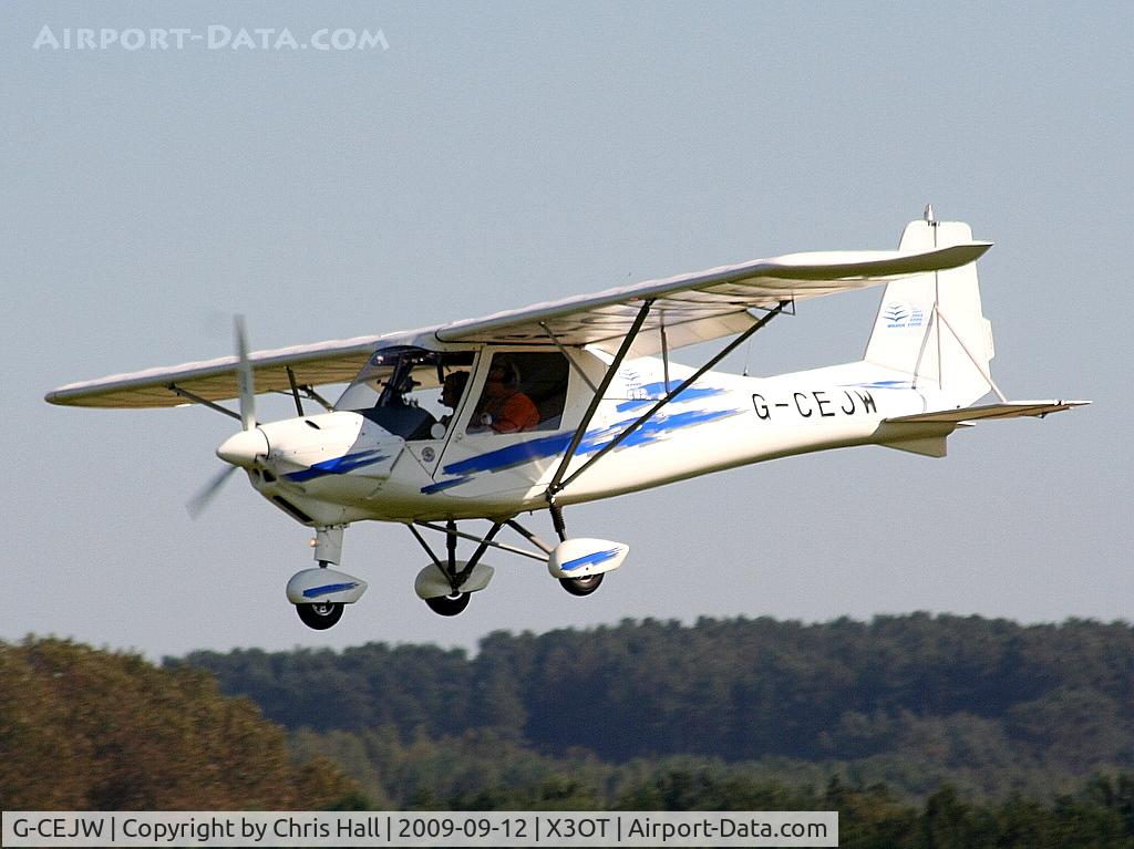 G-CEJW, 2006 Comco Ikarus C42 Cyclone FB80 C/N 0612-6860, Staffordshire Aero Club's 25th anniversary fly-in