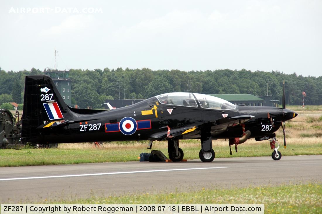 ZF287, 1991 Short S-312 Tucano T1 C/N S085/T58, 72(R)Squadron RAF.City of Leeds.