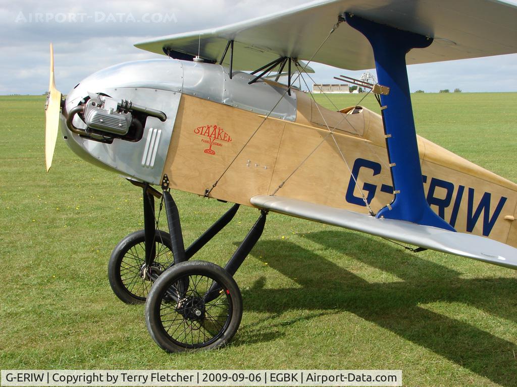 G-ERIW, 2005 Staaken Z-21 Flitzer C/N PFA 223-13834, Visitor to the 2009 Sywell Revival Rally