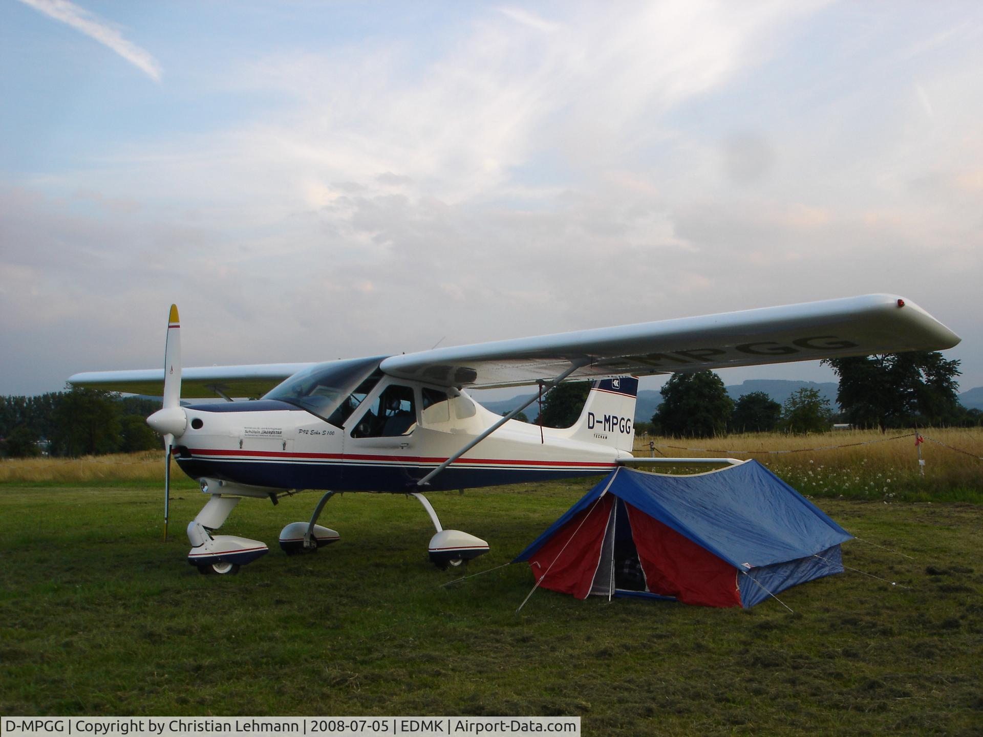 D-MPGG, 2000 Tecnam P-92 Echo S100 C/N 513, D-MPGG on Allgäu Touer 2008