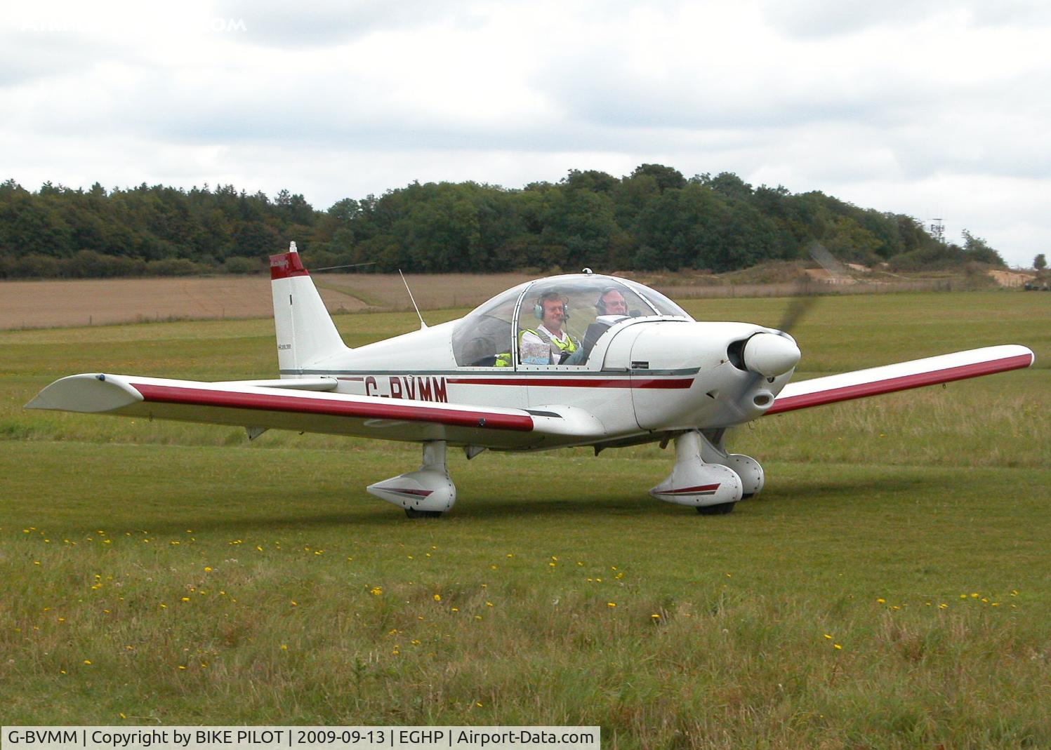 G-BVMM, 1974 Robin HR-200-100 Club C/N 41, POPHAM RUSSIAN AIRCRAFT FLY-IN. PREV. REG. F-BVMM.