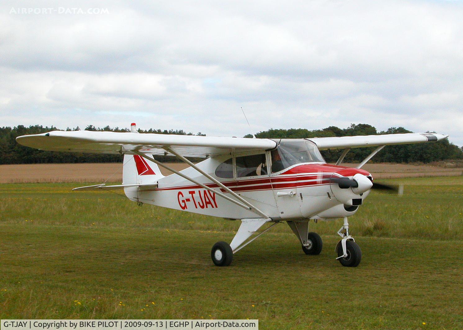 G-TJAY, 1952 Piper PA-22-135 Tri-Pacer C/N 22-730, NICE TRI-PACER.POPHAM RUSSIAN AIRCRAFT FLY-IN. PREV REG. N730TJ.