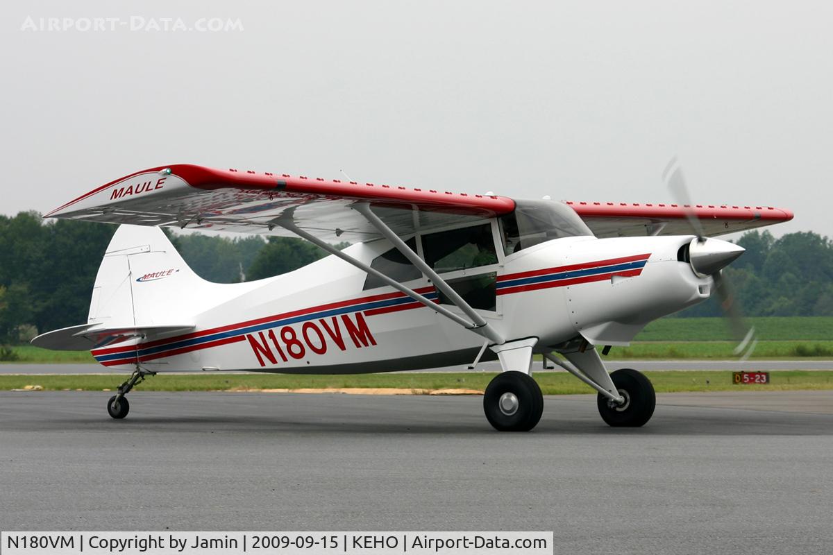N180VM, 2007 Maule M-4-180V C/N 47014T, Taxiing to the pumps.