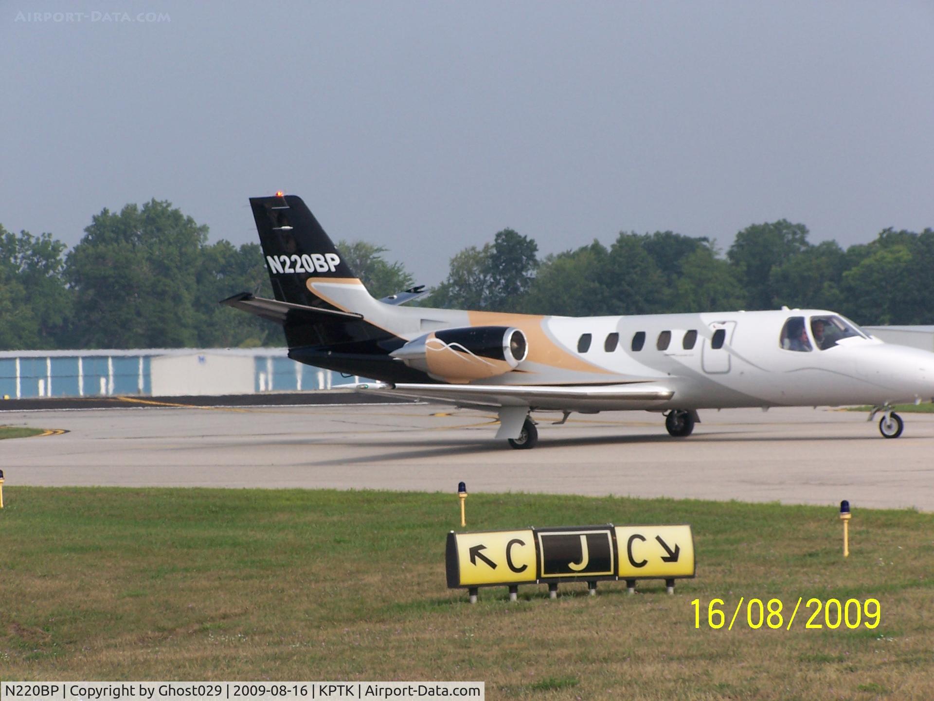 N220BP, 1985 Cessna S550 Citation IIS C/N S550-0034, Take off run