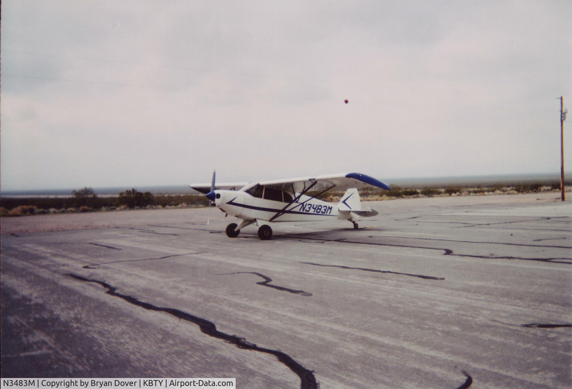N3483M, 1947 Piper PA-12 Super Cruiser C/N 12-2339, Beatty, NV