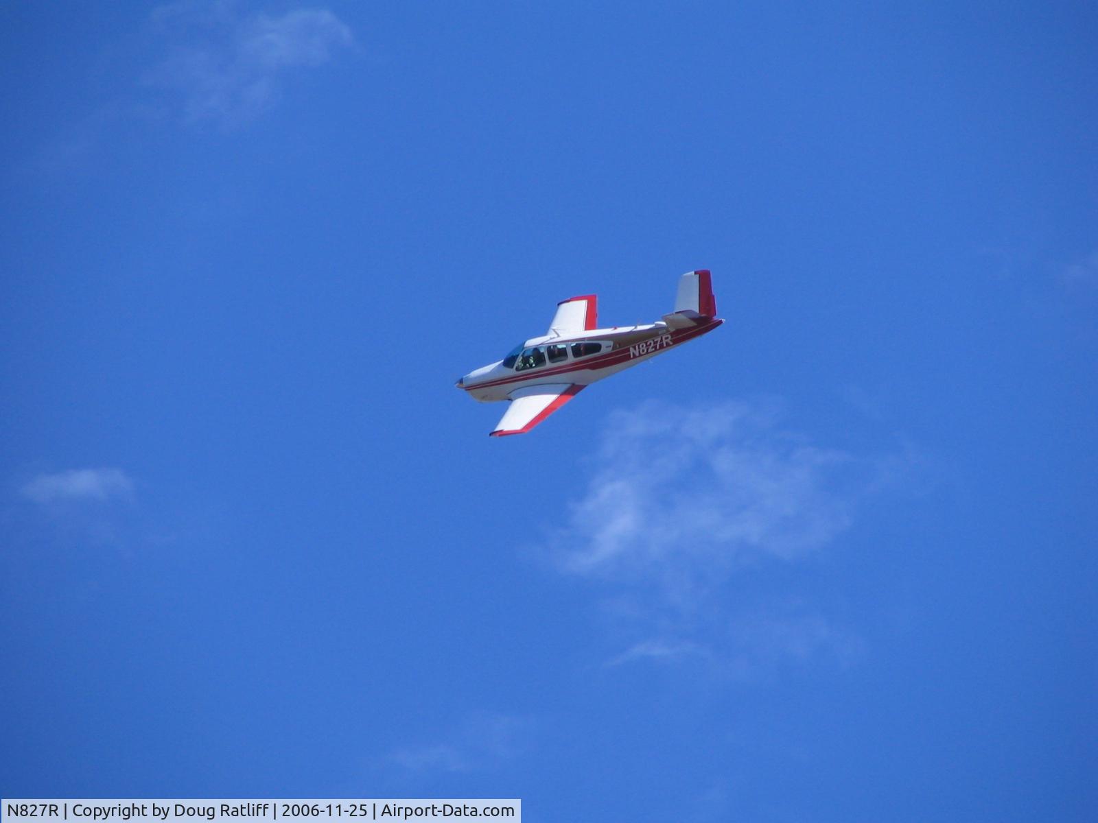 N827R, 1959 Beech K35 Bonanza C/N D-6082, In the air.