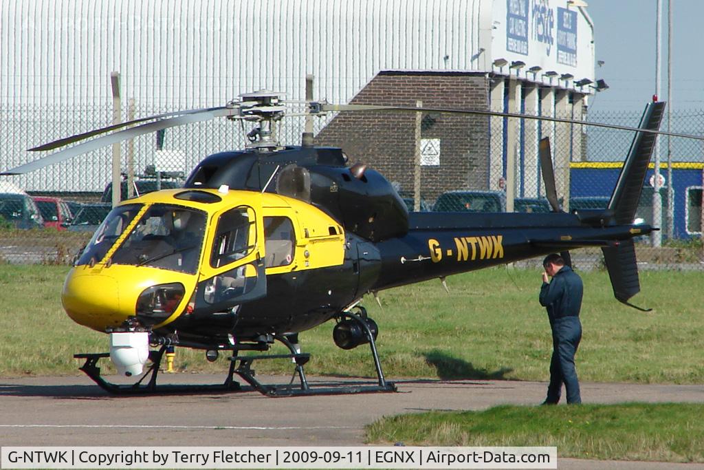 G-NTWK, 1986 Aerospatiale AS-355F-1 Twin Squirrel C/N 5347, Network Rail Helicopter at East Midlands