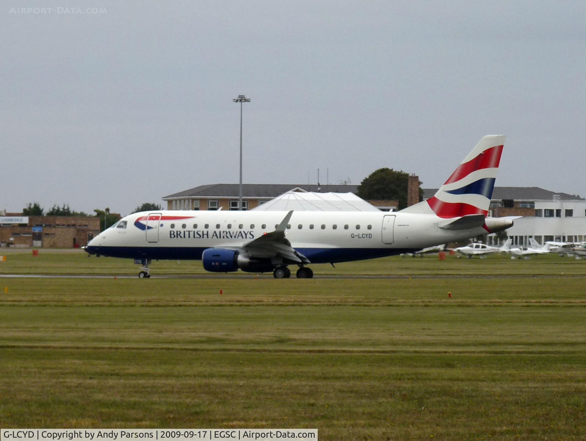 G-LCYD, 2009 Embraer 170STD (ERJ-170-100STD) C/N 17000294, Training at Cambridge