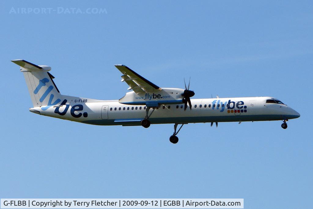 G-FLBB, 2009 De Havilland Canada DHC-8-402Q Dash 8 C/N 4255, Flybe Dash 8  at Birmingham UK