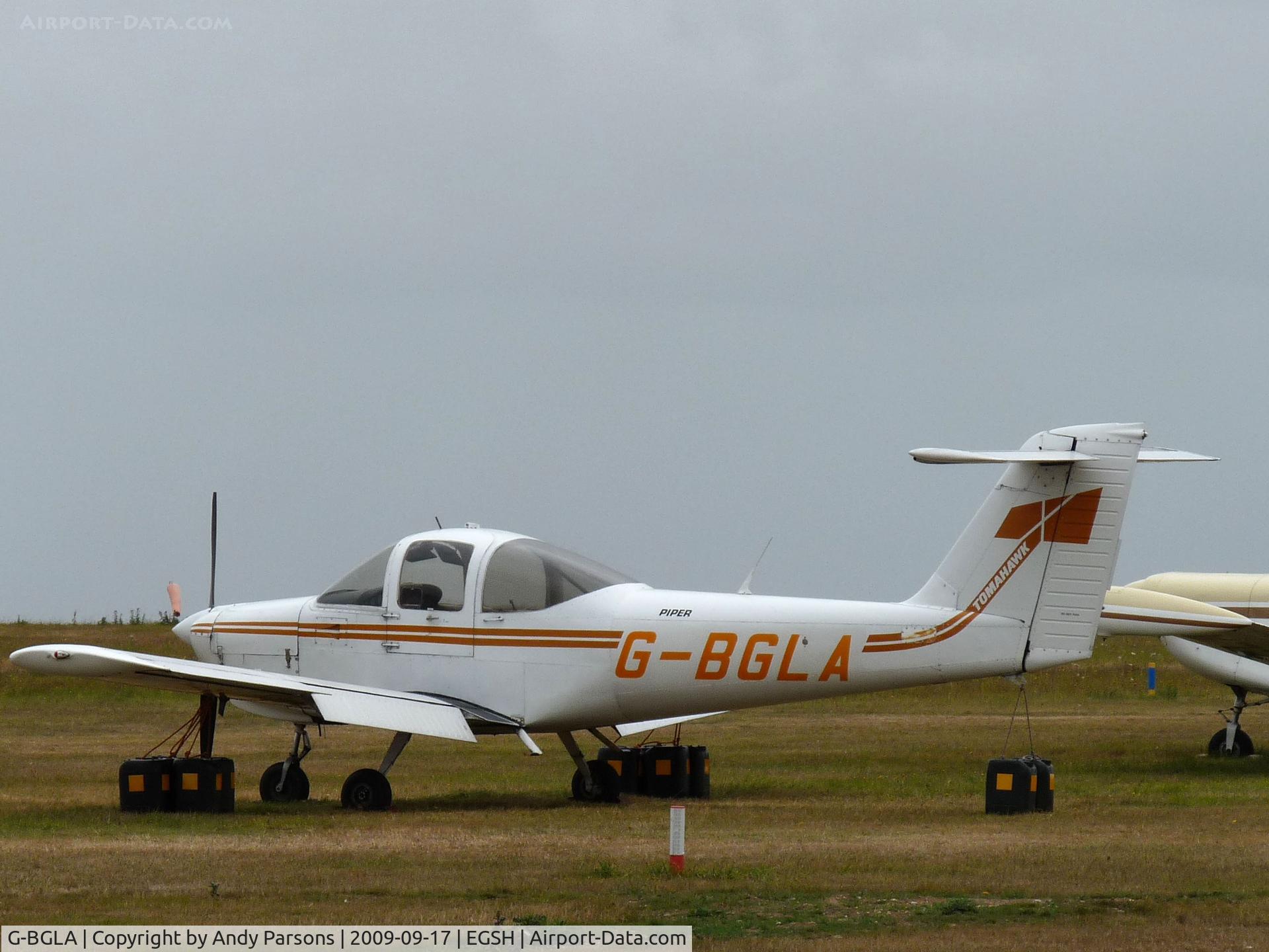 G-BGLA, 1978 Piper PA-38-112 Tomahawk Tomahawk C/N 38-78A0741, At Norwich