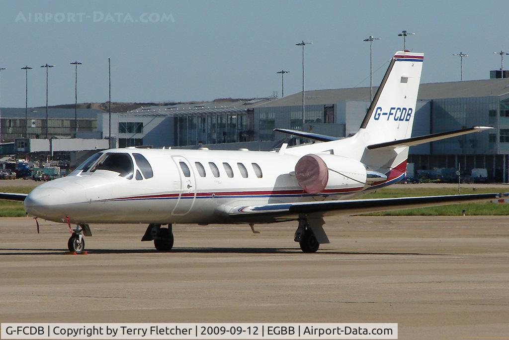 G-FCDB, 2001 Cessna 550 Citation Bravo C/N 550-0985, Based Citation 550 at Birmingham UK