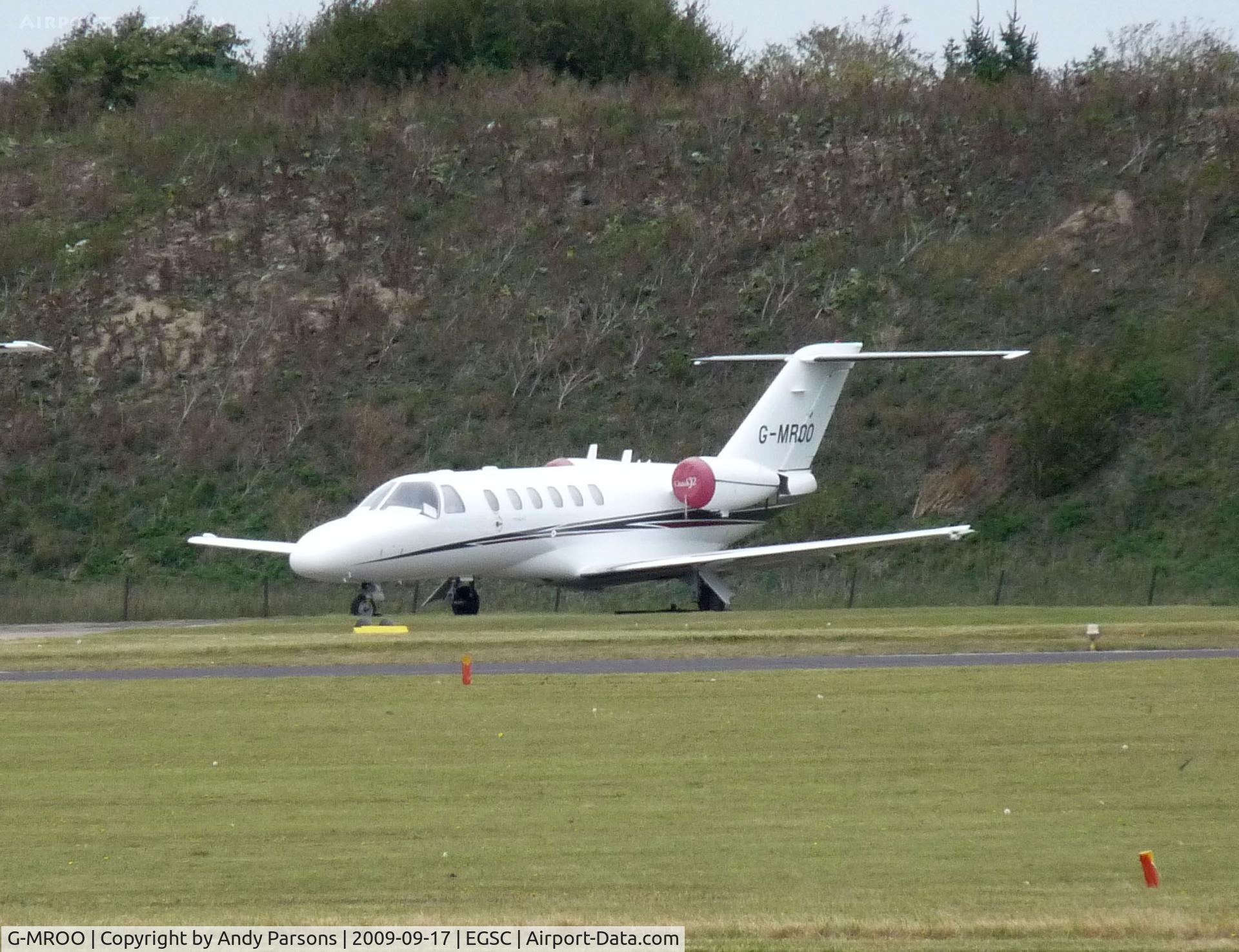 G-MROO, 2004 Cessna 525A CitationJet CJ2 C/N 525A-0202, At Cambridge for servicing